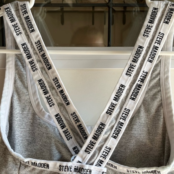 STEVE MADDEN gray racerback bralette - Picture 5 of 6